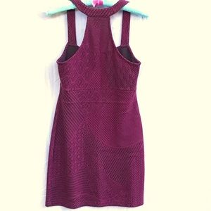 Free People Burgundy Mini Dress